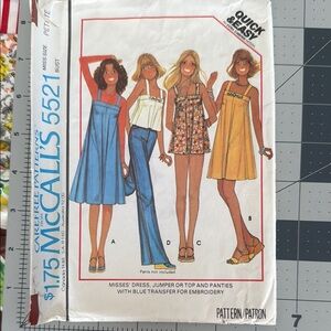 Vintage Simplicity 8685 Sewing Pattern – Misses’ Vest Pattern – Size 6 & 8